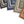 Load image into Gallery viewer, Kapital fastcolor Selvedge Bandana (Polka Dot Hard Rain) 15x15
