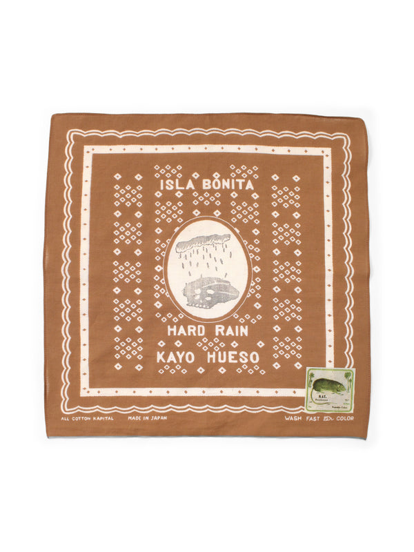 Kapital fastcolor Selvedge Bandana (Polka Dot Hard Rain) 15x15