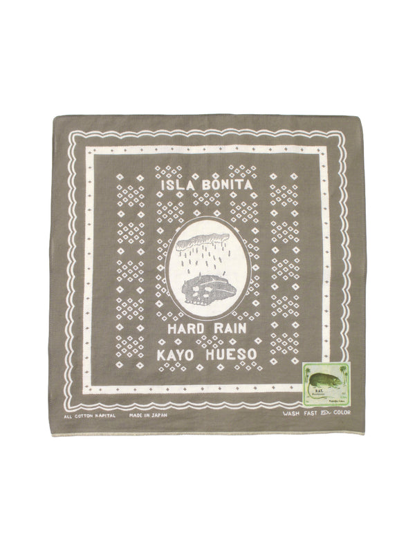 Kapital fastcolor Selvedge Bandana (Polka Dot Hard Rain) 15x15
