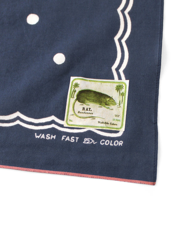 Kapital fastcolor selvedge bandana (polka dot) 30x30