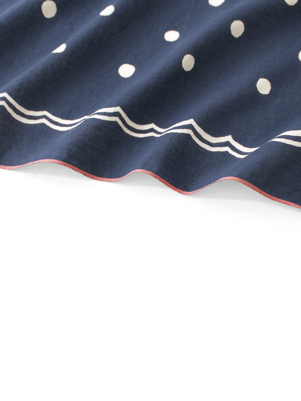 Kapital fastcolor selvedge bandana (polka dot) 30x30