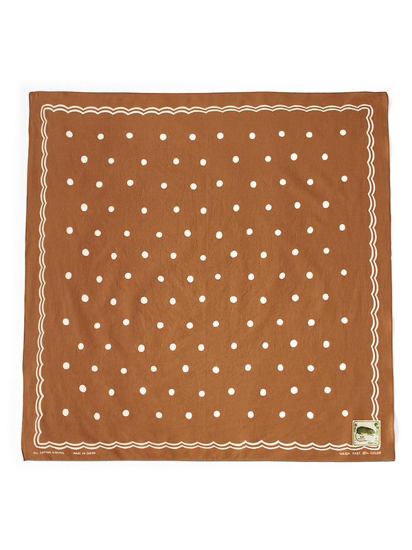 Kapital fastcolor selvedge bandana (polka dot) 30x30