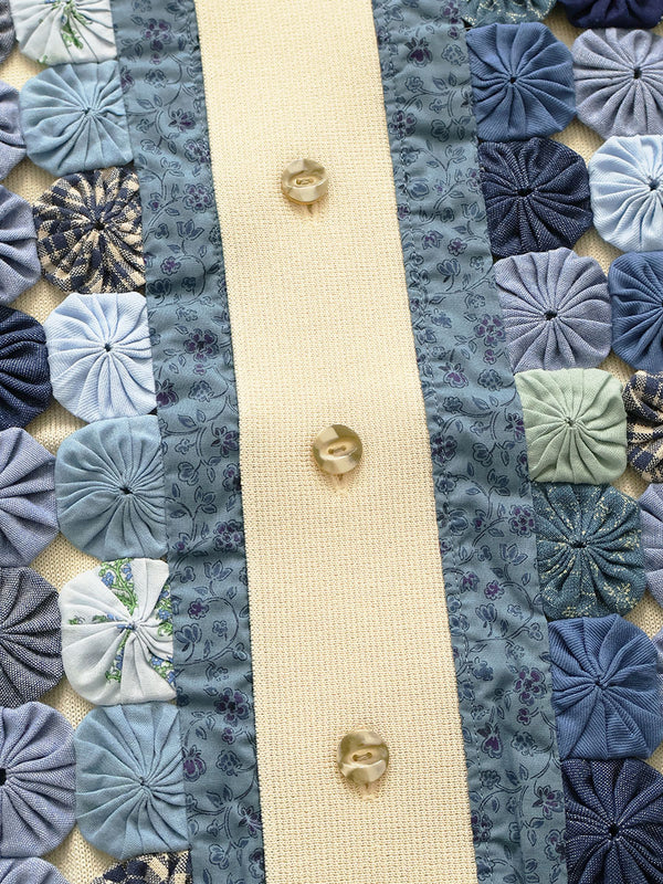Kapital Knit x Yo-Yo Quilt Polo Shirt