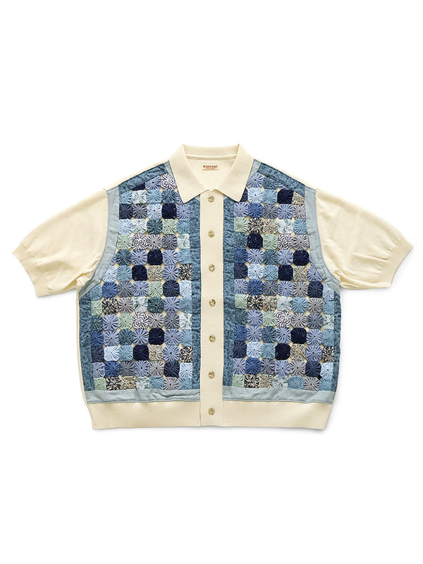 Kapital Knit x Yo-Yo Quilt Polo Shirt