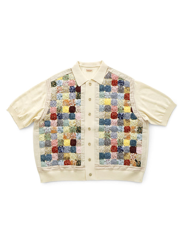 Kapital Knit x Yo-Yo Quilt Polo Shirt