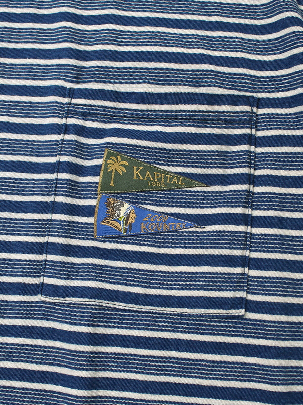 Kapital IDG Border Jersey Pennant Tee (3 flags)