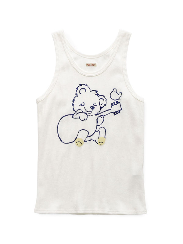 Kapital 60/2 Bear Voice Tank Top (Little Bear; Harmony print) Tee