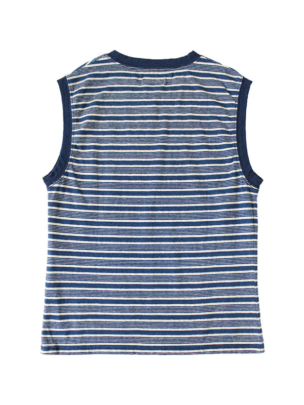 Kapital IDG Border Jersey Sleeveless Tee