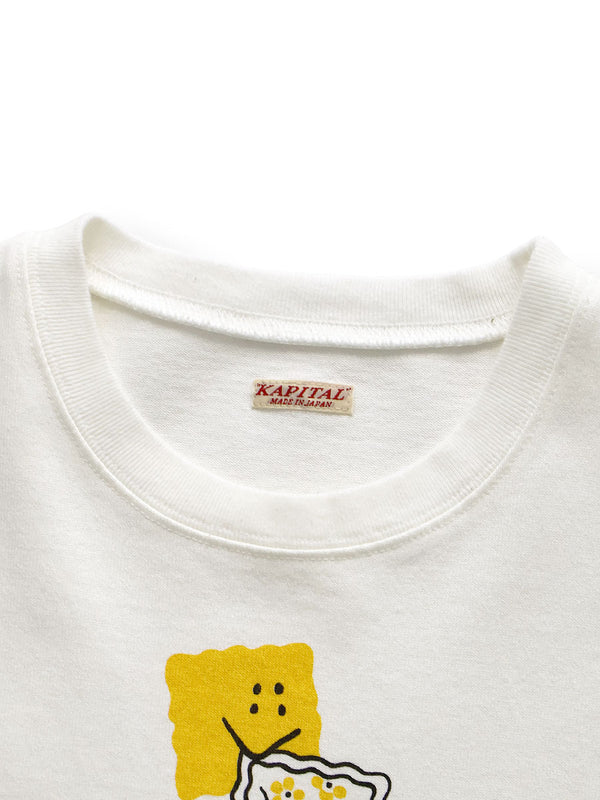 Kapital Panel Border Jersey BOX-T (PECKISH RAINBOWY print) Tee