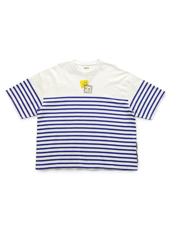 Kapital Panel Border Jersey BOX-T (PECKISH RAINBOWY print) Tee