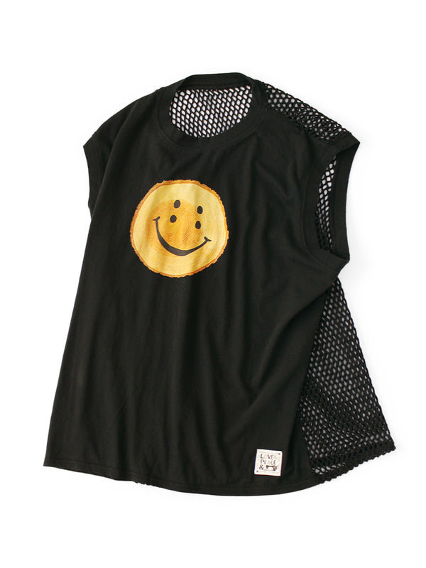 Kapital 20/- Jersey Sleeveless Big Tee (RAINBOWY Tree Stump Print)