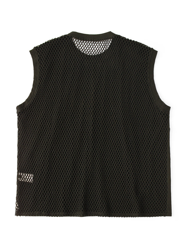 Kapital 20/- Jersey Sleeveless Big Tee (RAINBOWY Tree Stump Print)