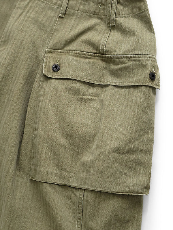 Kapital Herringbone Jumbo Monkey Short Pants
