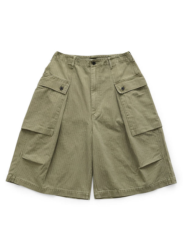 Kapital Herringbone Jumbo Monkey Short Pants