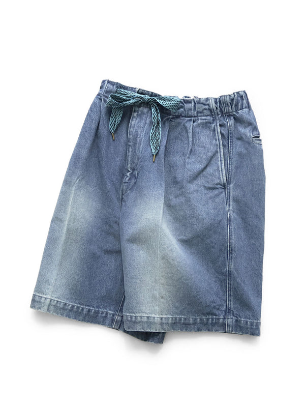 Kapital 14oz Denim Easy Short Pants (Center Pleat)