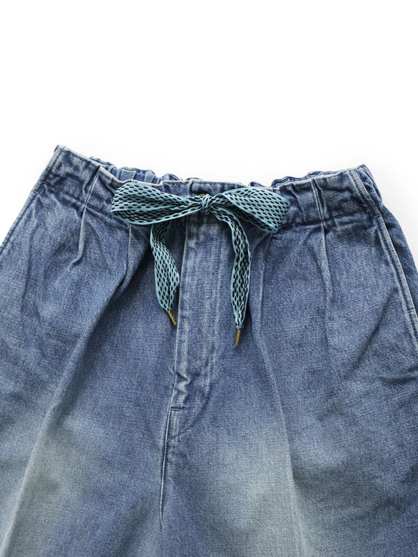 Kapital 14oz Denim Easy Short Pants (Center Pleat)