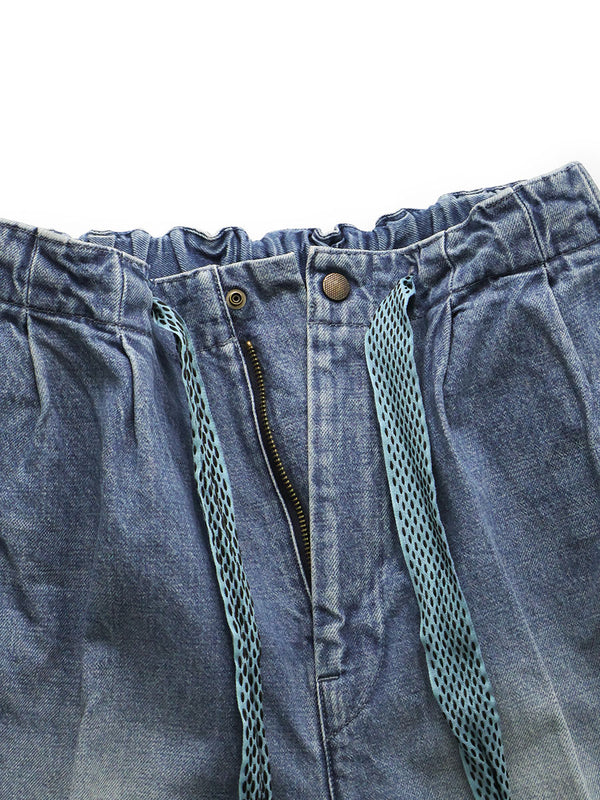 Kapital 14oz Denim Easy Short Pants (Center Pleat)
