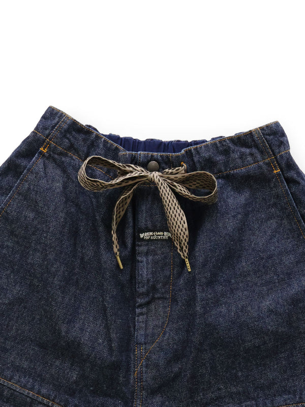 Kapital 14oz Denim Nouvelle Shuttle Short Pants