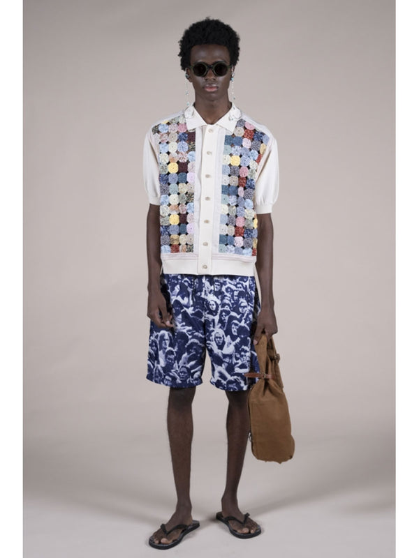 Kapital Poly Taffeta Festival Swimsuit Short Pants