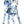 Load image into Gallery viewer, Kapital Linen Tokushima Shibori Dye FARMY Frill Hat
