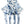 Load image into Gallery viewer, Kapital Linen Tokushima Shibori Dye FARMY Frill Hat
