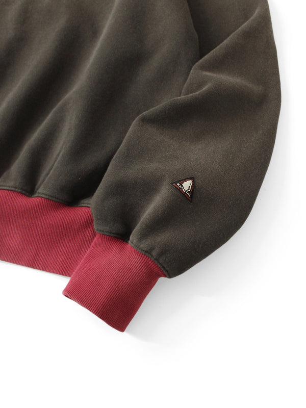 Kapital 20/10 French Terry 2-Tone Half-Zip Sweatshirt (Pecos Paisley)