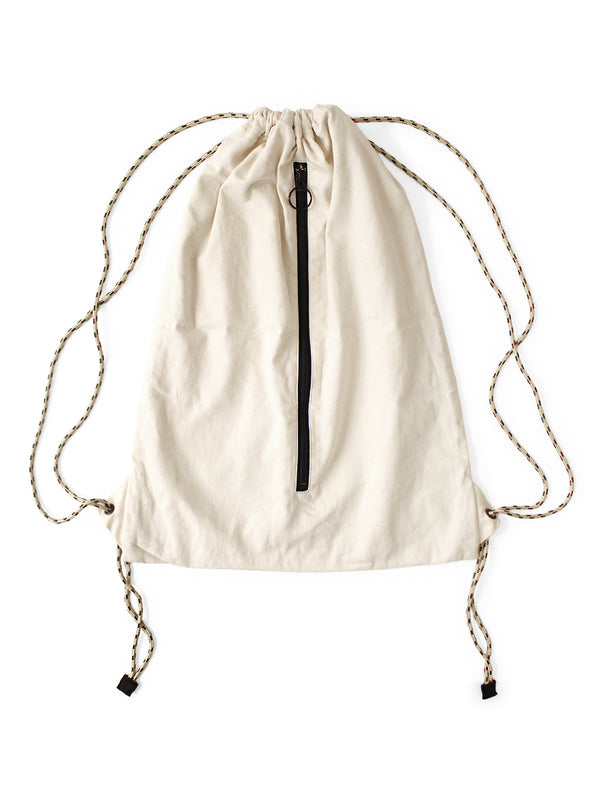 Kapital 8oz Denim Drawstring Bag (Hemp Leaf Pattern Furoshiki Embroidery)