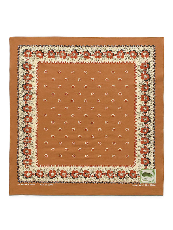 Kapital fastcolor Selvedge Bandana (Garland Calico) 20x20