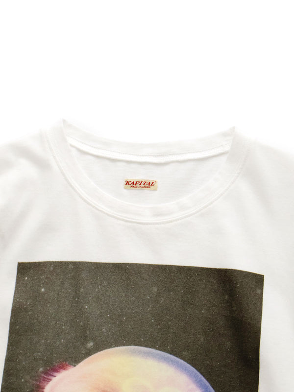Kapital 20/- Jersey Crew Neck Long Sleeve T-Shirt (Colorful JELLYFISH print)