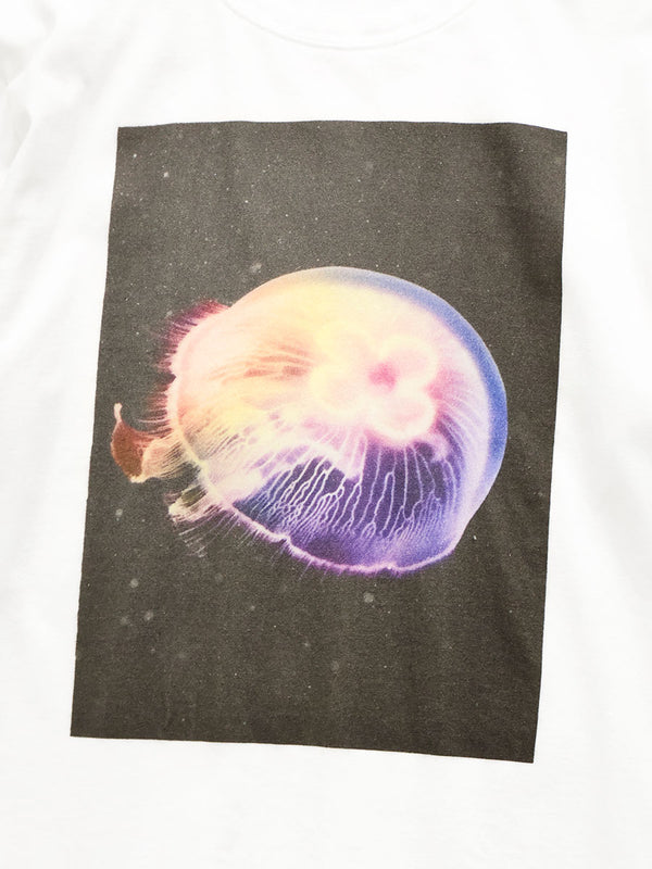 Kapital 20/- Jersey Crew Neck Long Sleeve T-Shirt (Colorful JELLYFISH print)