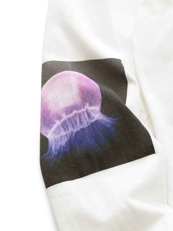 Kapital 20/- Jersey Crew Neck Long Sleeve T-Shirt (Colorful JELLYFISH print)