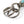 Load image into Gallery viewer, Kapital Brass Silver Turquoise Keyring
