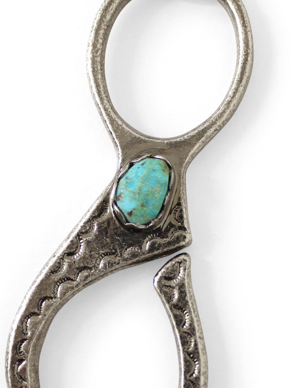 Kapital Brass Silver Turquoise Wallet Chain