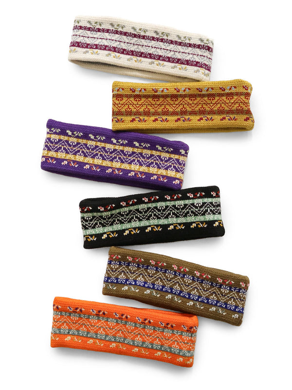 Kapital 15G Fair Isle Ski Band Hair Accessory