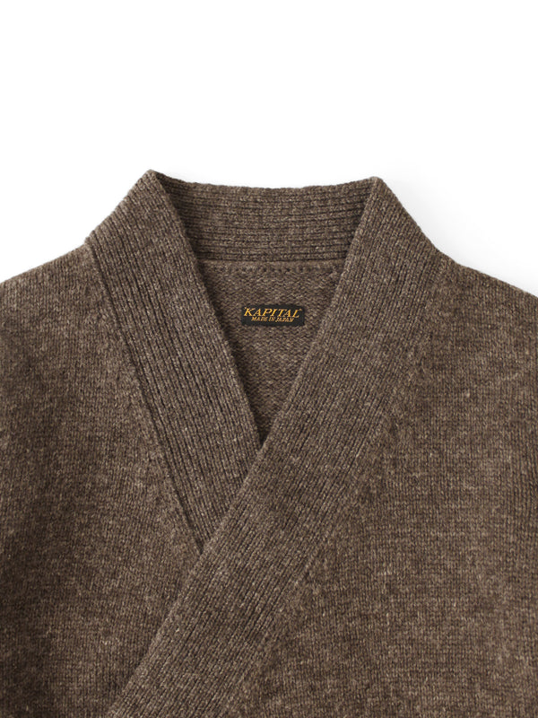 Kapital 7G Knit Lychee Wrap Cardigan Knit Sweater women