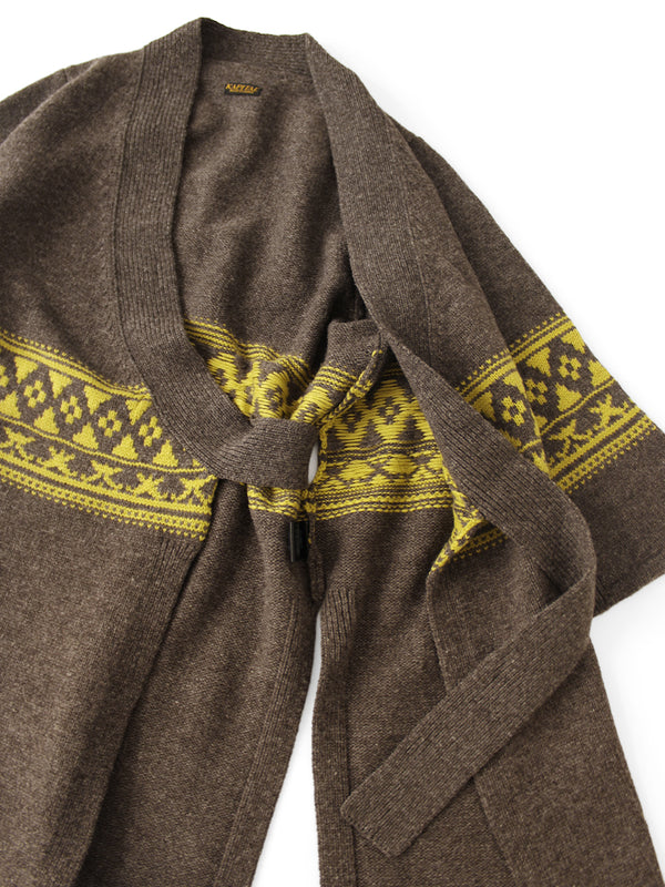 Kapital 7G Knit Lychee Wrap Cardigan Knit Sweater women