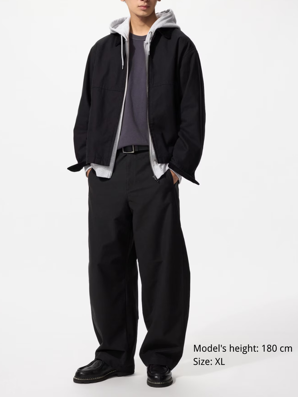 UNIQLO 475344 Jersey Barrel Leg Pants