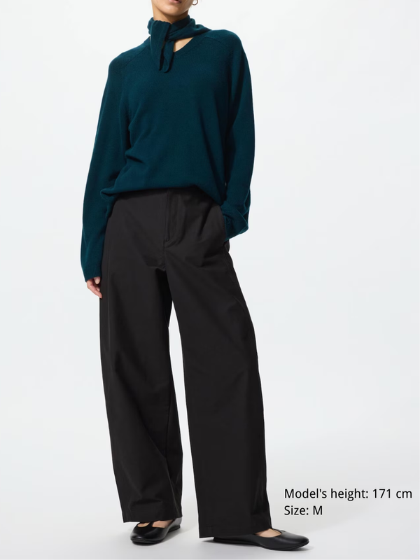 UNIQLO 475344 Jersey Barrel Leg Pants