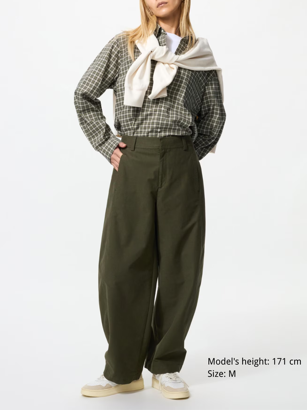 UNIQLO 475344 Jersey Barrel Leg Pants