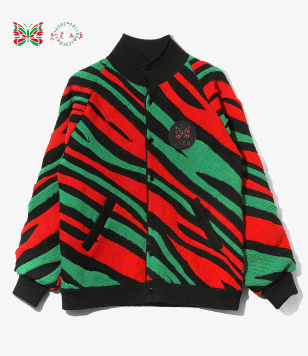NEEDLES × A Tribe Called Quest Roll Neck Cardigan