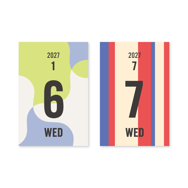 Mini Number Daily Tear-Off Calendar