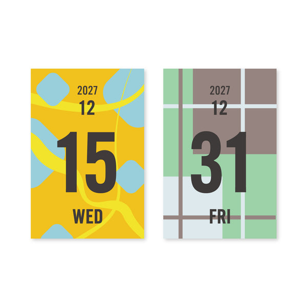 Mini Number Daily Tear-Off Calendar