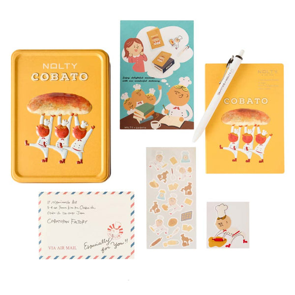 NOLTY x Kobato Pan Factory Stationery Tin Set