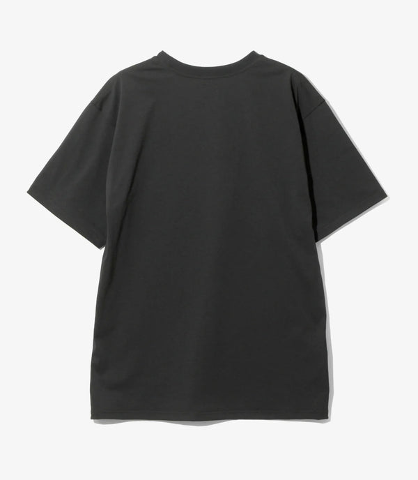 Needles S/S Poly Jersey Black Crew Neck T-Shirts