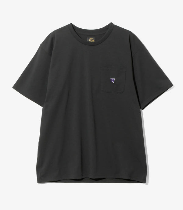 Needles 25ss "S/S Crew Neck Tee - Poly Jersey" Black - Black