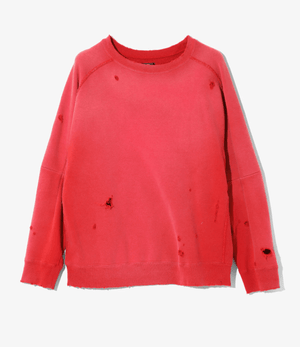 Needles/DARTS SWEAT SHIRT - FRENCH TERRY - B-RED