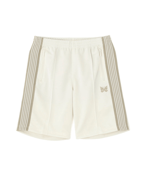 Needles/Needles/【B'2nd EXCLUSIVE】Special order TRACK PANT SHORTS - POLY SMOOTH (UNISEX) - OFF WHITE