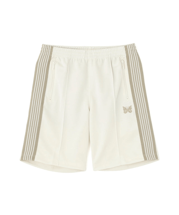 Needles/Needles/【B'2nd EXCLUSIVE】Special order TRACK PANT SHORTS - POLY SMOOTH (UNISEX) - OFF WHITE