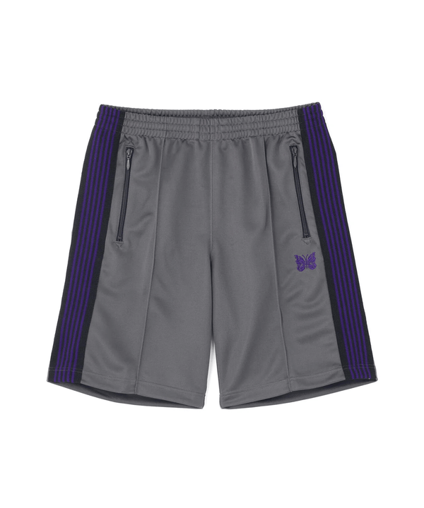 Needles/Needles/【B'2nd EXCLUSIVE】Special order TRACK PANT SHORTS - POLY SMOOTH (UNISEX) - CHARCOAL