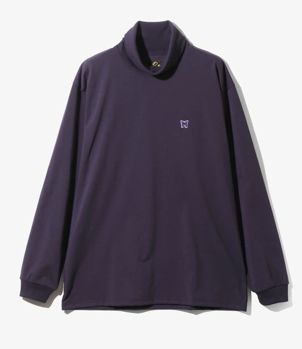 Needles/L/S HIGH NECK TEE - POLY JERSEY 24AW - PURPLE